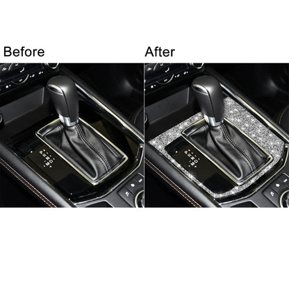 For Mazda CX-5 2017-2018 Car Gear Panel Diamond Decorative Sticker, Left Drive by buy2fix