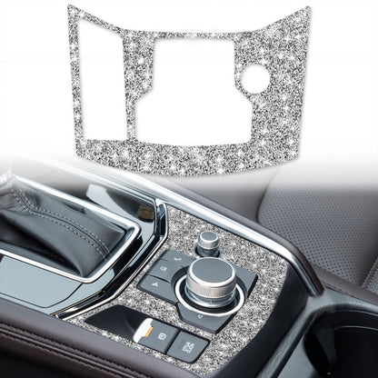 For Mazda CX-5 2017-2018 Car Electronic Handbrake Panel Diamond Decorative Sticker, Left Drive by buy2fix