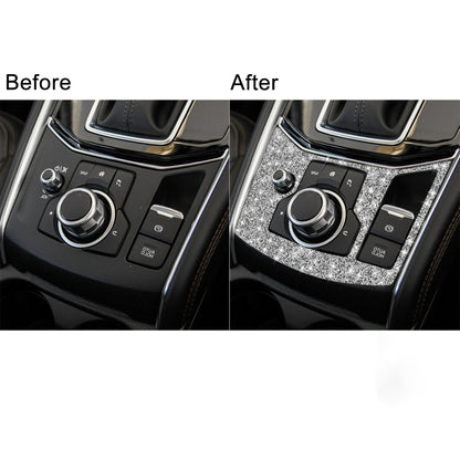 For Mazda CX-5 2017-2018 Car Electronic Handbrake Panel Diamond Decorative Sticker, Right Drive by buy2fix
