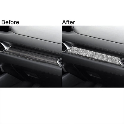 For Mazda CX-5 2017-2018 Car Instrument Panel Diamond Decorative Sticker,Left and Right Drive Universal by buy2fix