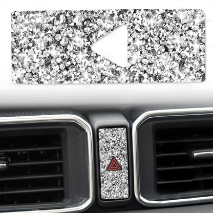 For Mazda CX-5 2017-2018 Car Warning Light Diamond Decorative Sticker,Left and Right Drive Universal by buy2fix
