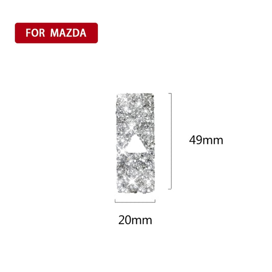 For Mazda CX-5 2017-2018 Car Warning Light Diamond Decorative Sticker,Left and Right Drive Universal by buy2fix