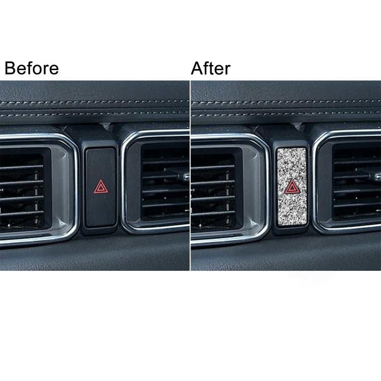 For Mazda CX-5 2017-2018 Car Warning Light Diamond Decorative Sticker,Left and Right Drive Universal by buy2fix