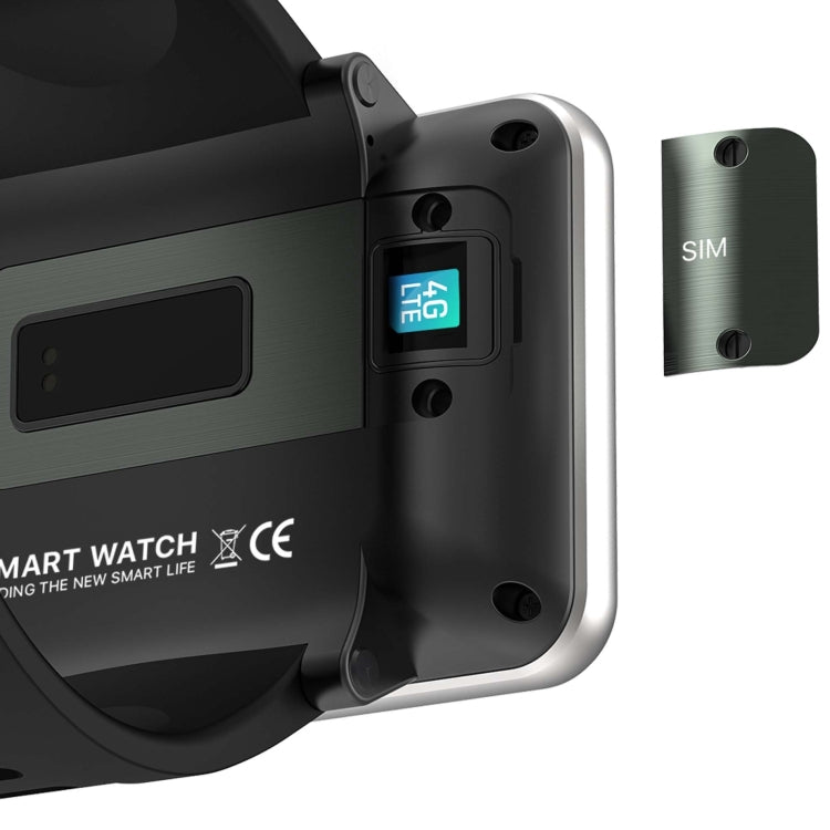 DM100 2.86 inch IPS Full Screen Smart Sport Watch, Support Independent Card Insertion / Multiple Sports Modes / Heart Rate Monitoring / Step Counting, Memory:RAM 3GB+ROM 32GB(Tarnish) by buy2fix