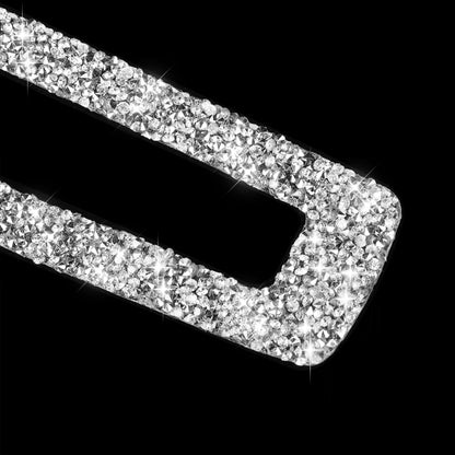 For Ford Mustang 2009-2013 3 in 1 Car Steering Wheel Diamond Decoration Sticker, Left Hand Drive by buy2fix