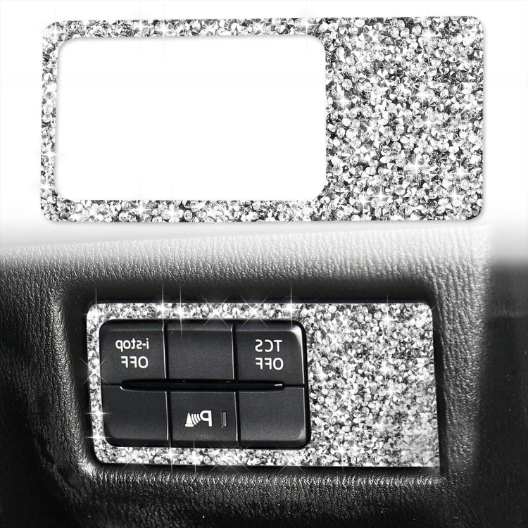 For Mazda CX-5 2017-2018 Car Headlight Panel Diamond Decorative Sticker, Right Drive by buy2fix