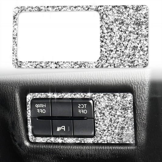 For Mazda CX-5 2017-2018 Car Headlight Panel Diamond Decorative Sticker, Right Drive by buy2fix