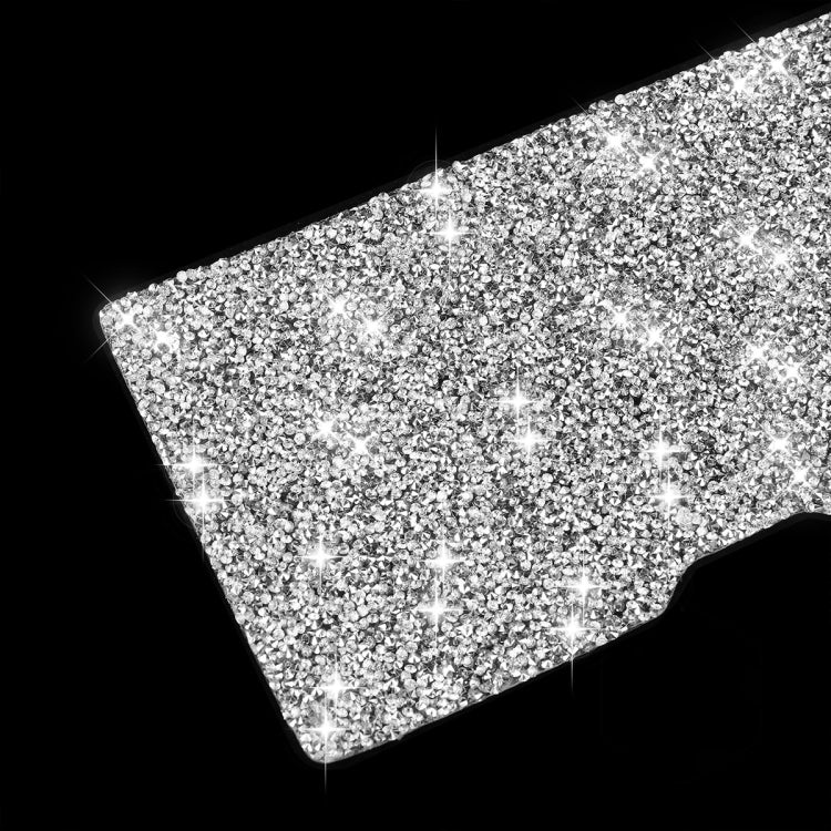 For Ford Mustang 2009-2013 Car Water Cup Storage Box Panel Diamond Decoration Sticker, Left Hand Drive by buy2fix