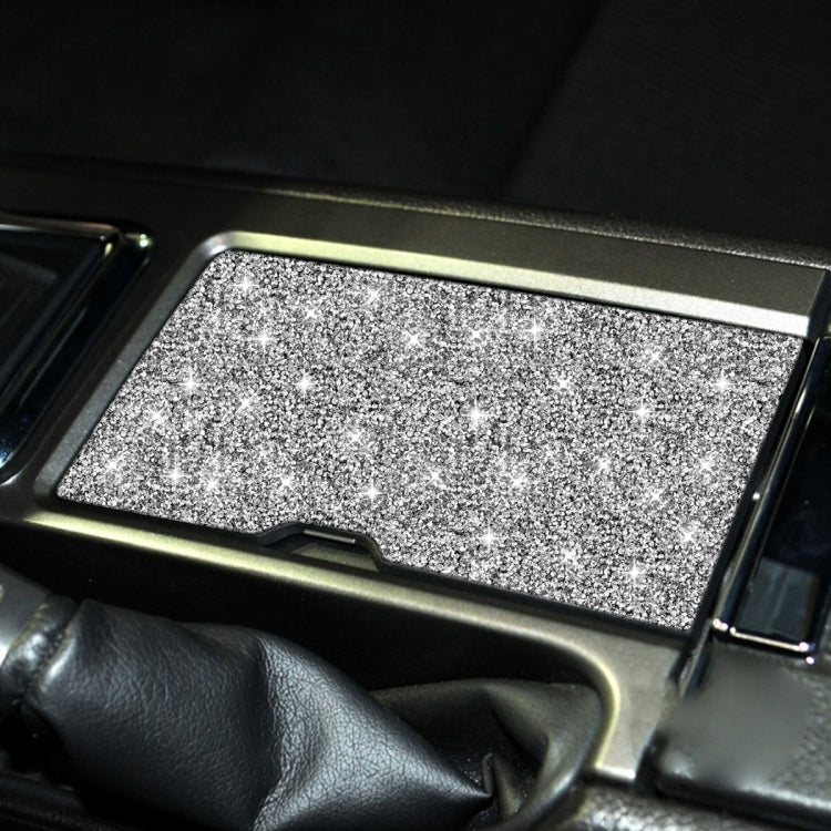 For Ford Mustang 2009-2013 Car Water Cup Storage Box Panel Diamond Decoration Sticker, Left Hand Drive by buy2fix