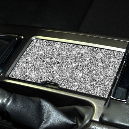 For Ford Mustang 2009-2013 Car Water Cup Storage Box Panel Diamond Decoration Sticker, Left Hand Drive by buy2fix