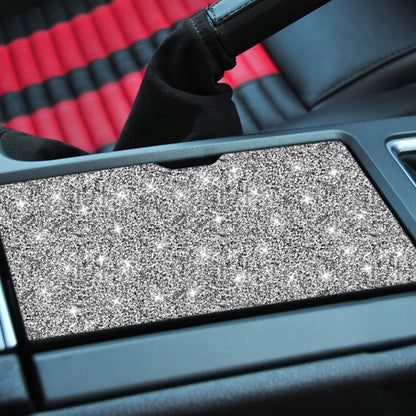 For Ford Mustang 2009-2013 Car Water Cup Storage Box Panel Diamond Decoration Sticker, Left Hand Drive by buy2fix