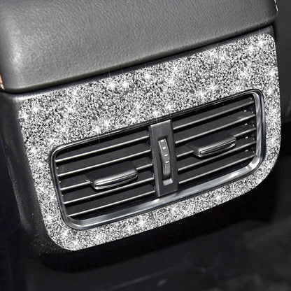 For Mazda CX-5 2017-2018 Car Rear Exhaust Vent Diamond Decorative Sticker,Left and Right Drive Universal by buy2fix