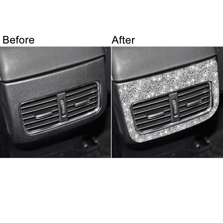 For Mazda CX-5 2017-2018 Car Rear Exhaust Vent Diamond Decorative Sticker,Left and Right Drive Universal by buy2fix