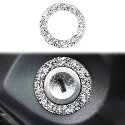 For Ford Mustang 2009-2013 Car Ignition Switch Keyhole Diamond Decoration Sticker, Left Hand Drive by buy2fix