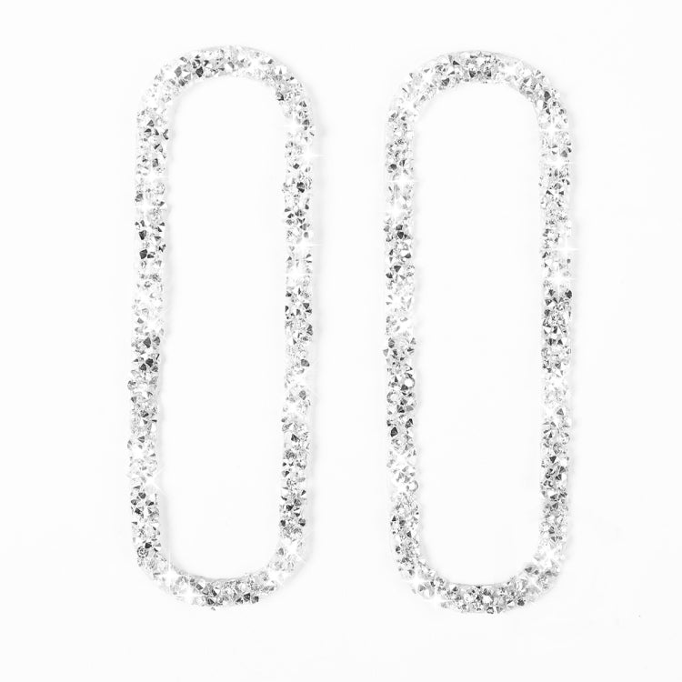 For Ford Mustang 2009-2013 Car Left and Right Air Outlet Diamond Decoration Sticker, Left Hand Drive by buy2fix