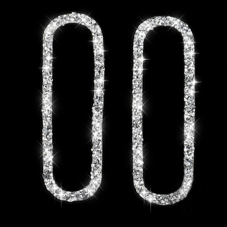 For Ford Mustang 2009-2013 Car Left and Right Air Outlet Diamond Decoration Sticker, Left Hand Drive by buy2fix