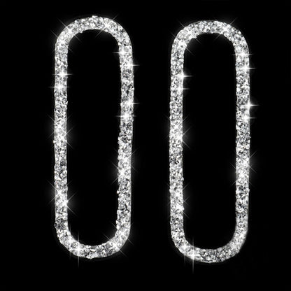 For Ford Mustang 2009-2013 Car Left and Right Air Outlet Diamond Decoration Sticker, Left Hand Drive by buy2fix