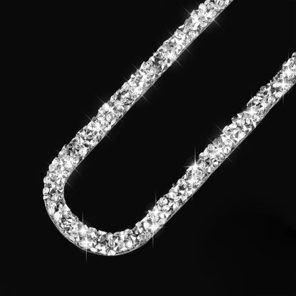 For Ford Mustang 2009-2013 Car Left and Right Air Outlet Diamond Decoration Sticker, Left Hand Drive by buy2fix