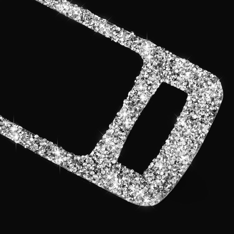 For Ford Mustang 2009-2013 2pcs Car Door Inner Handle Diamond Decoration Sticker, Left Hand Drive by buy2fix