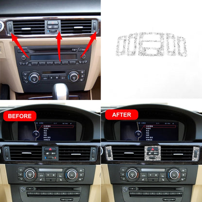 For BMW 3 Series E90 / E92 / E93 2005-2012 Premium Car Air Outlet Diamond Decorative Sticker by buy2fix
