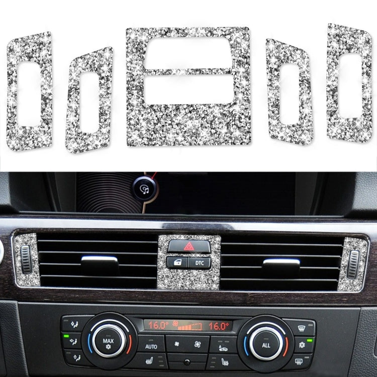 For BMW 3 Series E90 / E92 / E93 2005-2012 Basic Car Air Outlet Diamond Decorative Sticker by buy2fix
