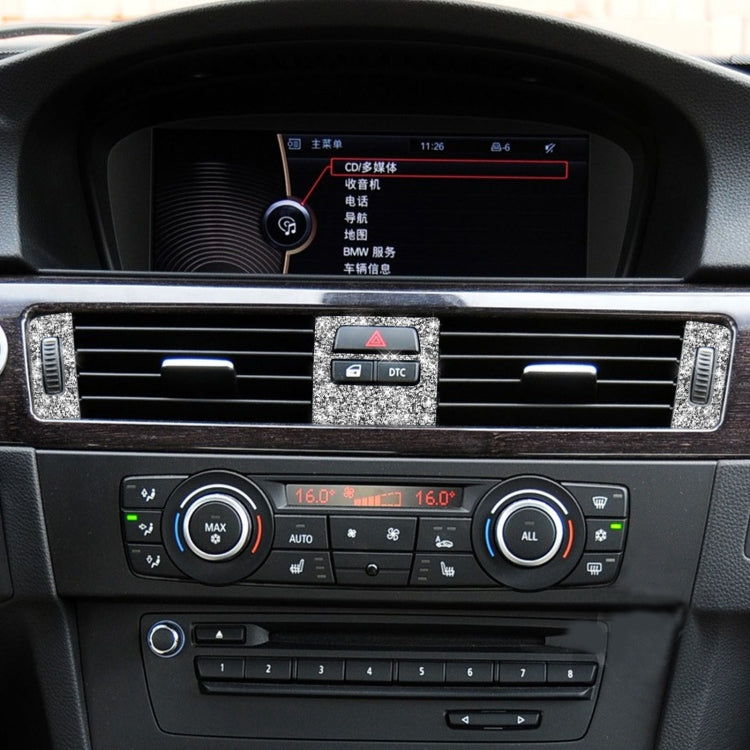 For BMW 3 Series E90 / E92 / E93 2005-2012 Basic Car Air Outlet Diamond Decorative Sticker by buy2fix