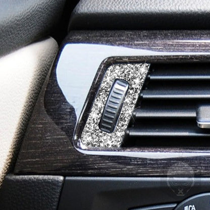 For BMW 3 Series E90 / E92 / E93 2005-2012 Basic Car Air Outlet Diamond Decorative Sticker by buy2fix