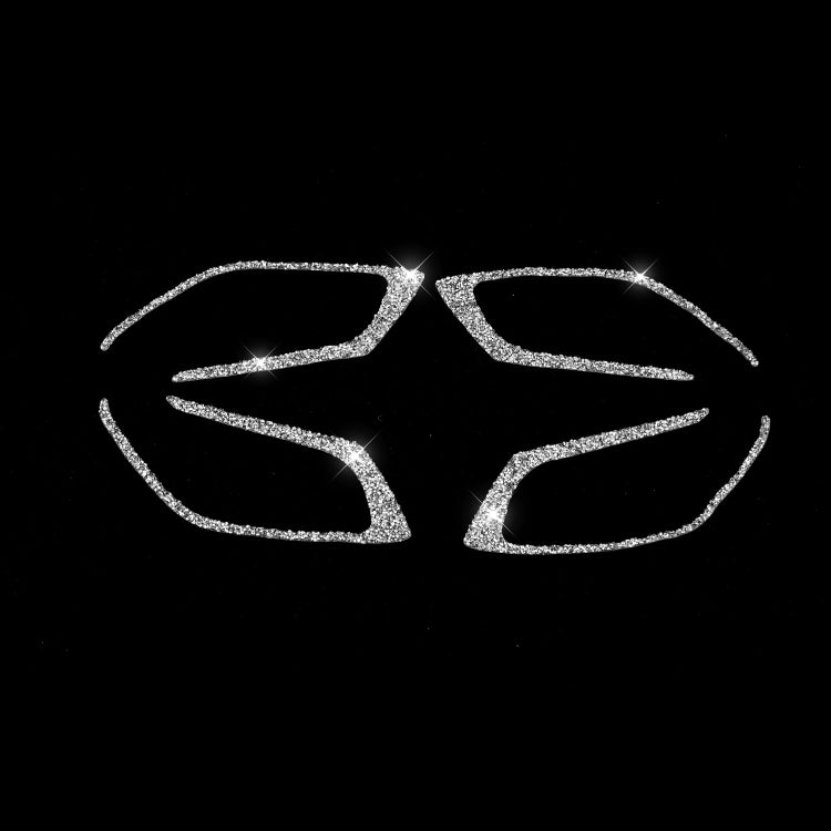 For Mazda CX-5 2017-2018 Car Interior Door Handle Diamond Decorative Sticker,Left and Right Drive Universal by buy2fix