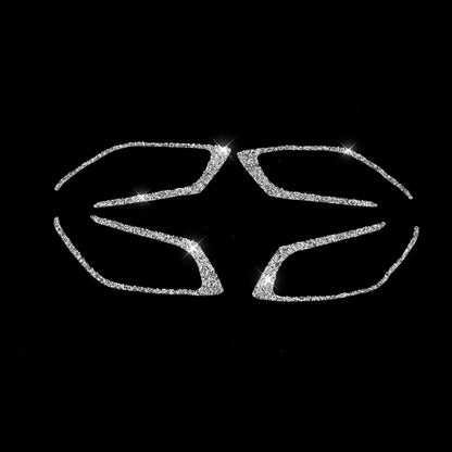 For Mazda CX-5 2017-2018 Car Interior Door Handle Diamond Decorative Sticker,Left and Right Drive Universal by buy2fix