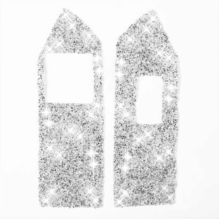 For Ford Mustang 2009-2013 3pcs Car Window Glass Lifter Panel Diamond Decoration Sticker, Left Hand Drive by buy2fix