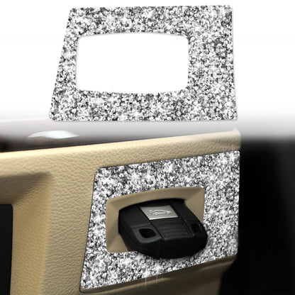 For BMW 3 Series E90 2005-2012 Car Ignition Switch Frame Diamond Decorative Sticker, Right Drive by buy2fix