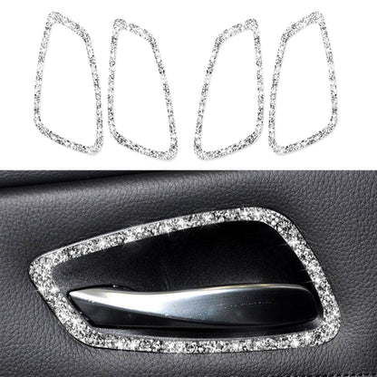 Car Door Handle Frame Diamond Decorative Sticker for BMW 3 Series E90 2005-2012, Modified 320i / 318i / 325i by buy2fix