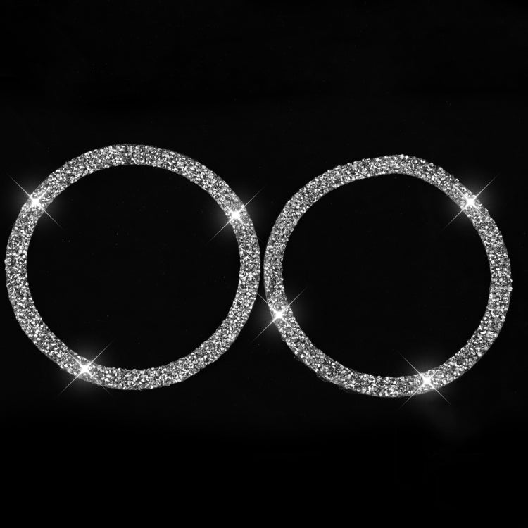 Car Door Horn Ring 2 in 1 Diamond Decorative Sticker for BMW 3 Series E90 / E84 2008-2012, X1 Series Modified 320i / 325i by buy2fix