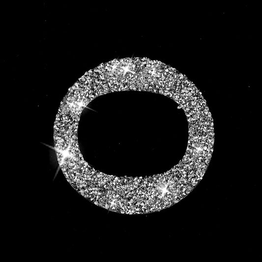 For Mazda CX-5 2017-2018 Car Steering Wheel Circle Diamond Decorative Sticker,Left and Right Drive Universal by buy2fix