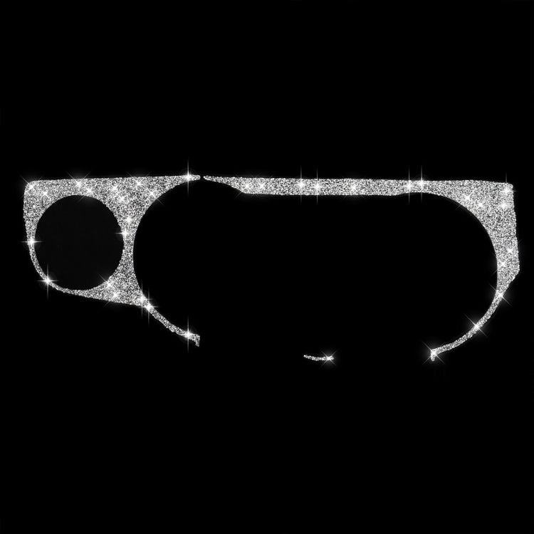 For Ford Mustang 2009-2013 3pcs Car Left Air Outlet Dashboard Diamond Decoration Sticker, Left Hand Drive by buy2fix