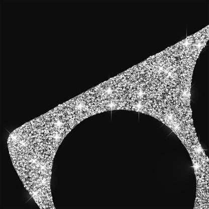 For Ford Mustang 2009-2013 3pcs Car Left Air Outlet Dashboard Diamond Decoration Sticker, Left Hand Drive by buy2fix