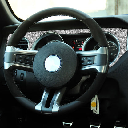 For Ford Mustang 2009-2013 3pcs Car Left Air Outlet Dashboard Diamond Decoration Sticker, Left Hand Drive by buy2fix