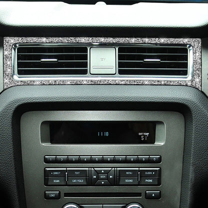 For Ford Mustang 2009-2013 Car Middle Air Outlet Diamond Decoration Sticker, Left Hand Drive by buy2fix