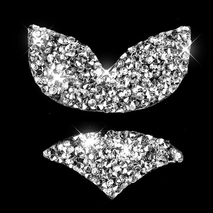 For Mazda Angksela/Atez/CX-5/CX-4 Car Steering Wheel Logo Diamond Decorative Sticker,Left and Right Drive Universal by buy2fix