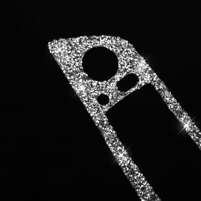 For BMW 3 Series E90 / 320i / 325i 2005-2012 Car Window Lift Panel with Folding Key 35.8cm Diamond Decorative Sticker, Left Drive by buy2fix