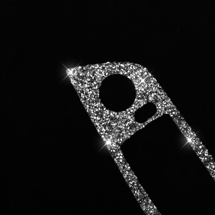 For BMW 3 Series E90 / 320i / 325i 2005-2012 Car Window Lift Panel 35.8cm Diamond Decorative Sticker, Left Drive by buy2fix