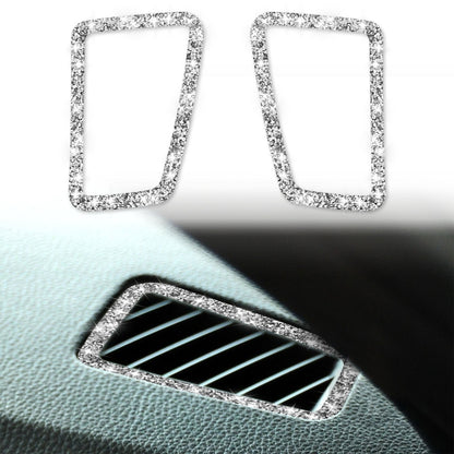 For BMW 3 Series E90 2005-2012 Car Air Outlet Diamond Decorative Sticker, Left Drive by buy2fix