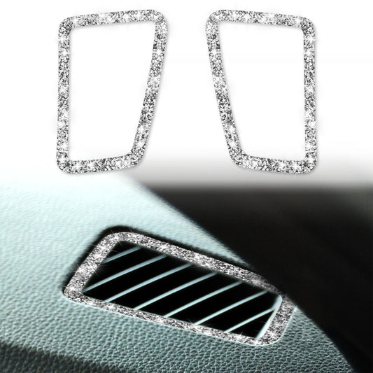 For BMW 3 Series E90 2005-2012 Car Air Outlet Diamond Decorative Sticker, Left Drive by buy2fix