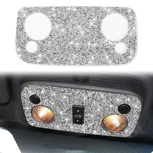 For Ford Mustang 2009-2013 2pcs Car Reading Light Diamond Decoration Sticker, Left Hand Drive by buy2fix