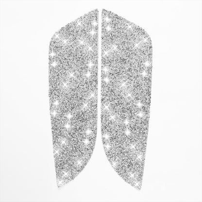 For Ford Mustang 2010-2012 2pcs Car Rear Door Panel Diamond Decoration Sticker, Left Hand Drive by buy2fix