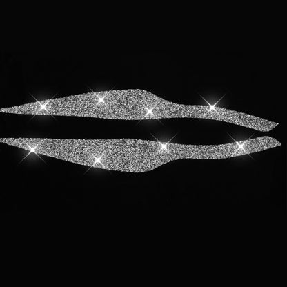 For BMW 3 Series E90 / 318i / 320i / 325i 2005-2008 Car Light Eyebrow Diamond Decorative Sticker by buy2fix