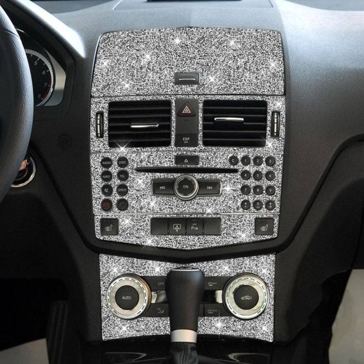 For Mercedes-Benz C-class W204 2007-2010 Car Gear Set Diamond Decorative Sticker, Left and Right Drive by buy2fix