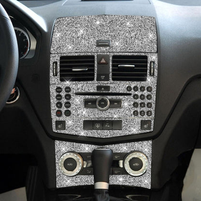 For Mercedes-Benz C-class W204 2007-2010 Car Gear Set Diamond Decorative Sticker, Left and Right Drive by buy2fix