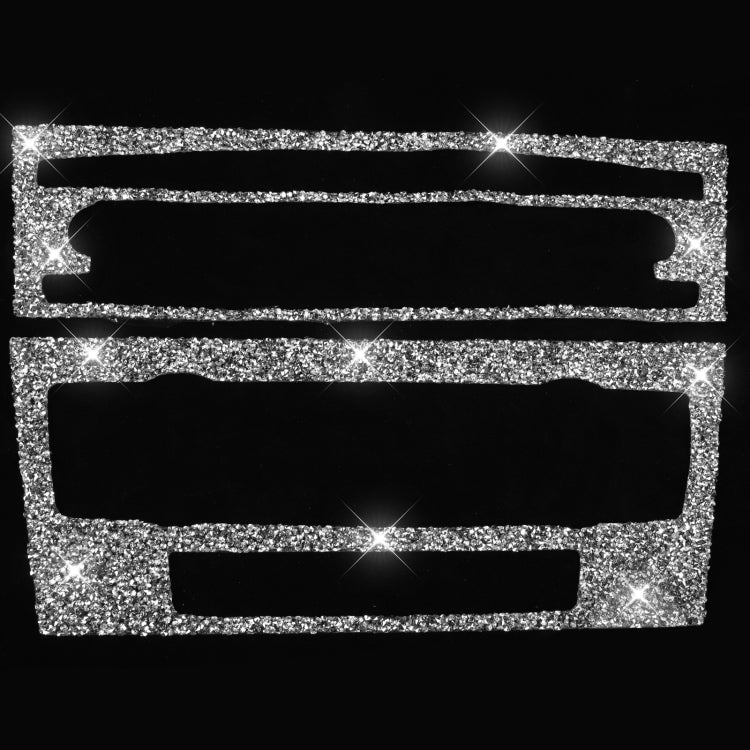 For BMW 3 Series E90 / E92 2005-2012 Car Aircondition CD Control Panel Basic Diamond Decorative Sticker by buy2fix