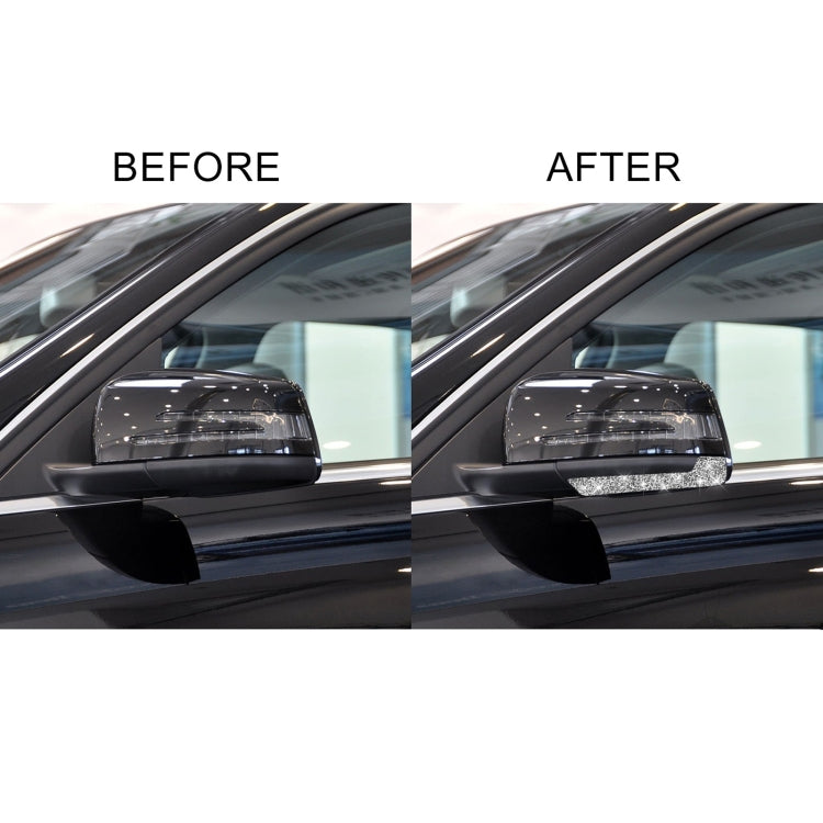 For Mercedes-Benz A/B/C/E Class Car Rearview Mirror Anti-collision Strip A Diamond Decorative Sticker, Left and Right Drive by buy2fix
